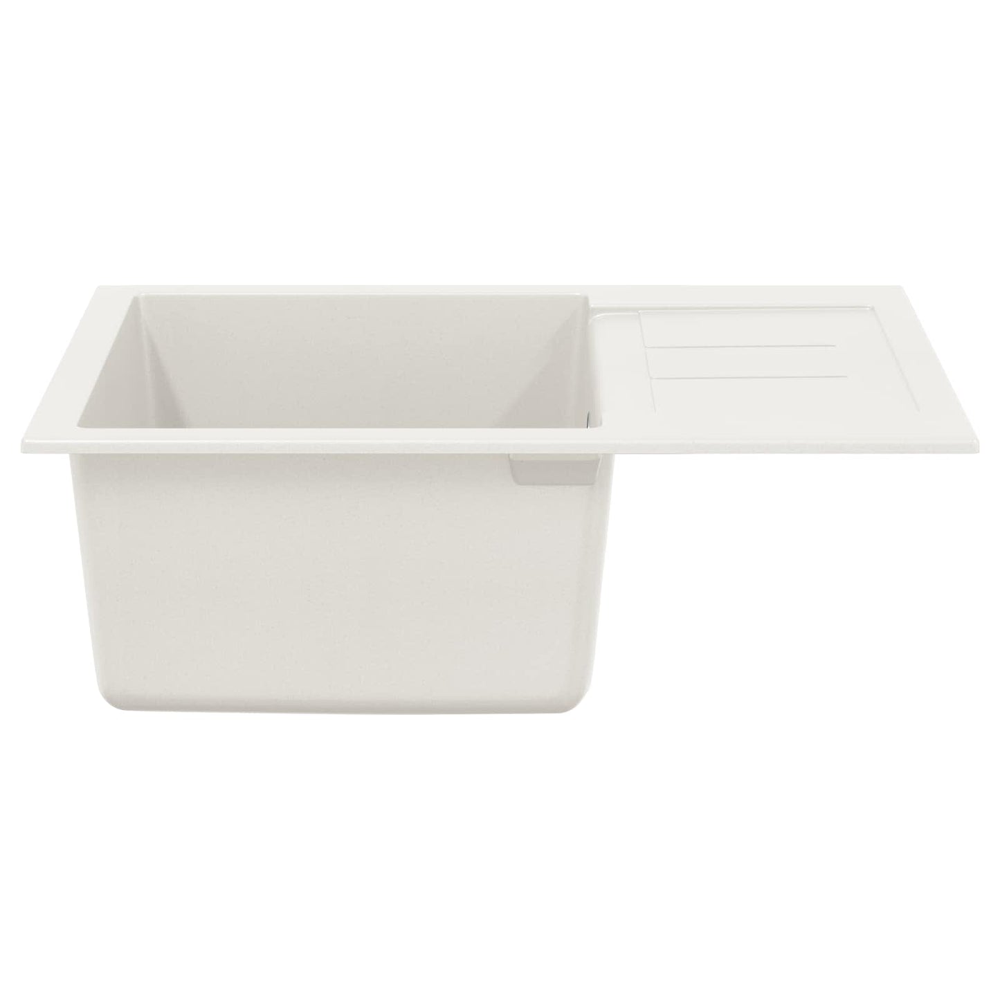 Vask Hvid 620 x 500 mm 80% Kvarts og 20% Resin