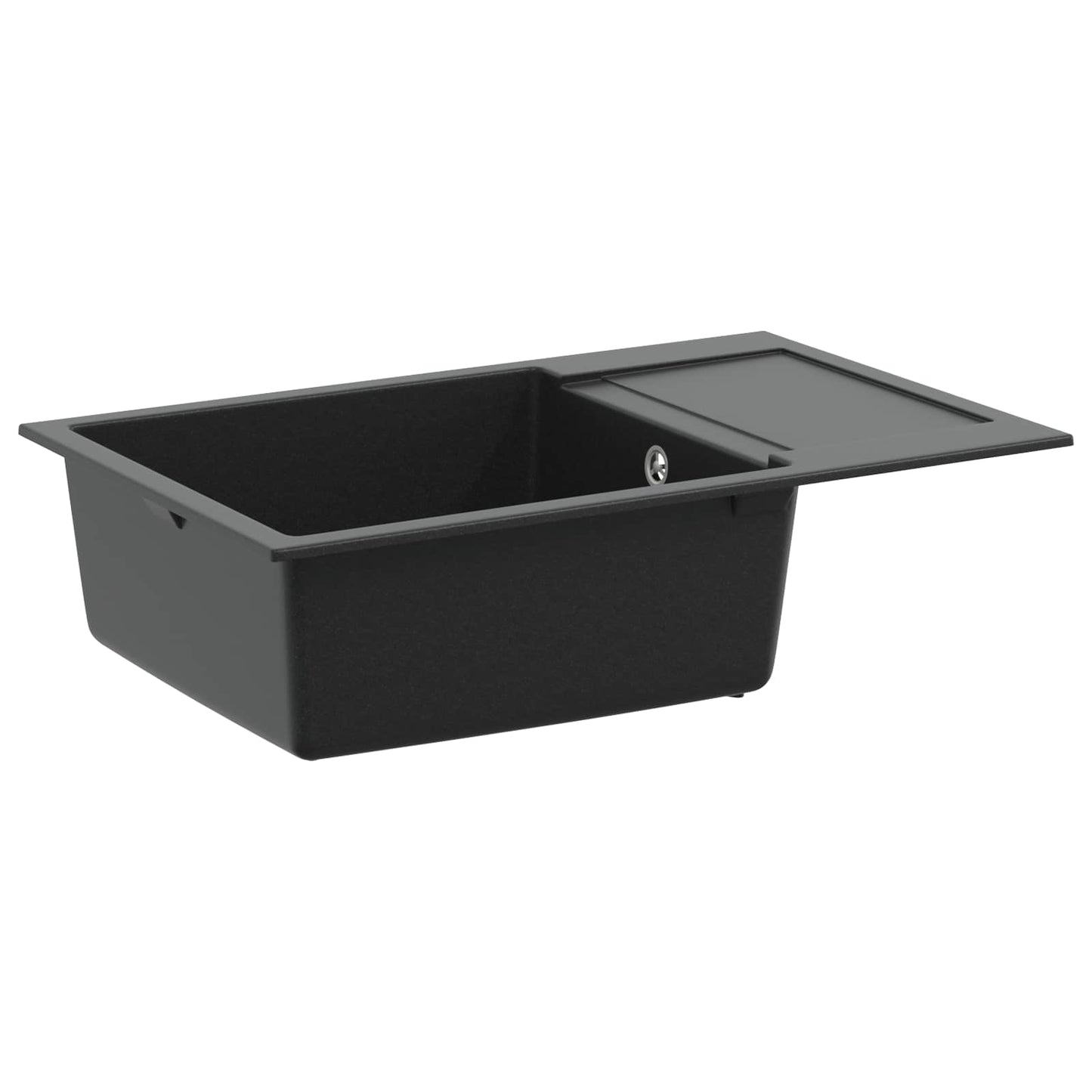 Vask Sort 780 x 500 mm 80% Kvarts og 20% Resin