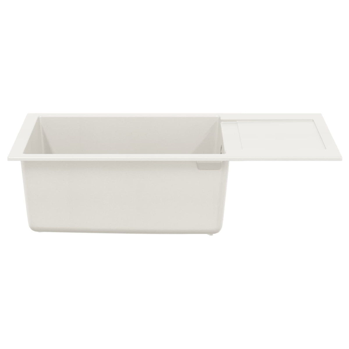 Vask Hvid 780 x 500 mm 80% Kvarts og 20% Resin