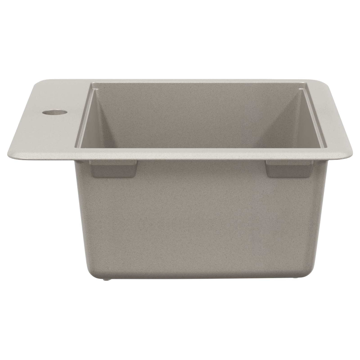 Vask 80% Kvarts og 20% Resin 470 x 440 mm Grå