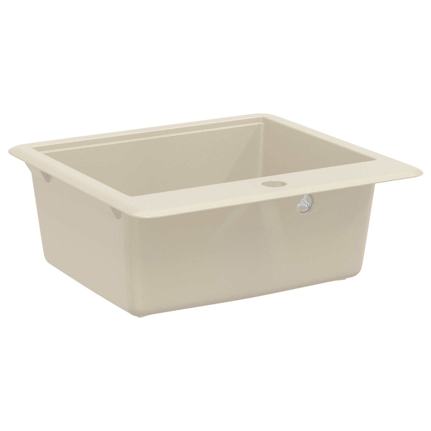 Vask 80% Kvarts og 20% Resin 470 x 440 mm Beige