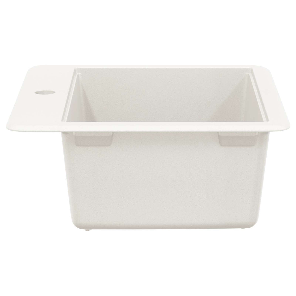 Vask 80% Kvarts og 20% Resin 470 x 440 mm Hvid