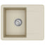 Vask 80% Kvarts og 20% Resin 560 x 460 mm Beige