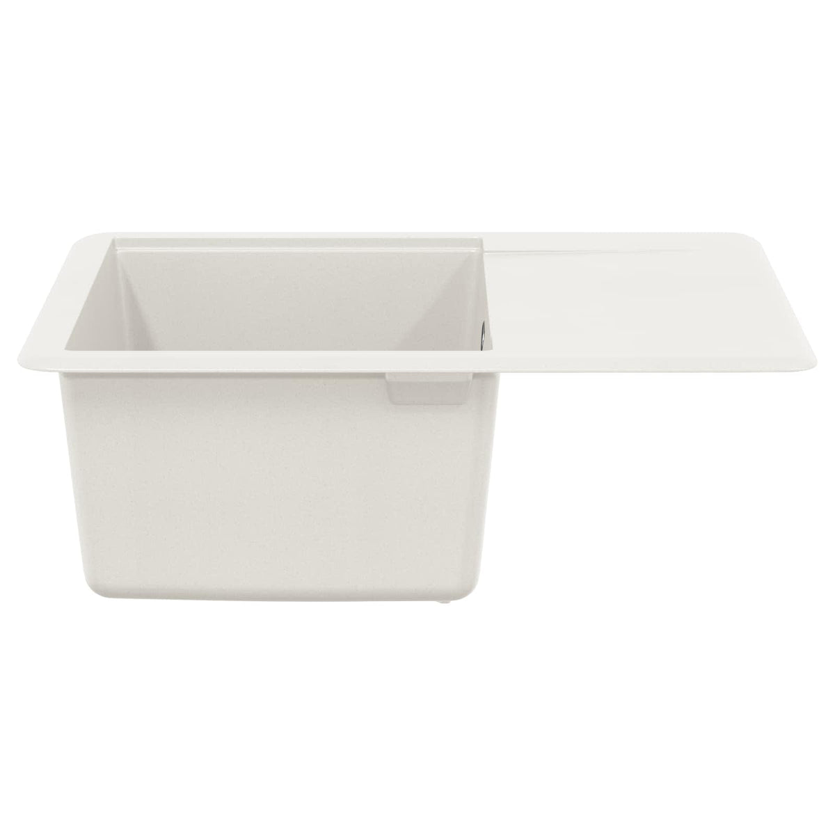 Vask 80% Kvarts og 20% Resin 560 x 460 mm Hvid