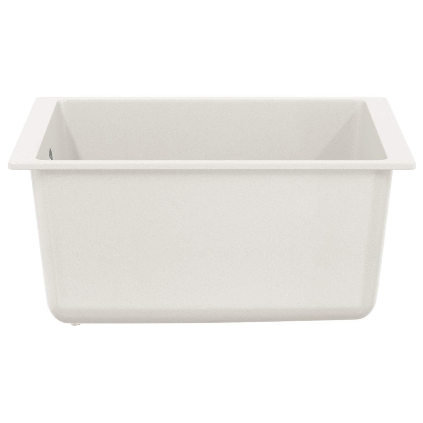 Vask 80% Kvarts og 20% Resin 370 x 460 mm Hvid
