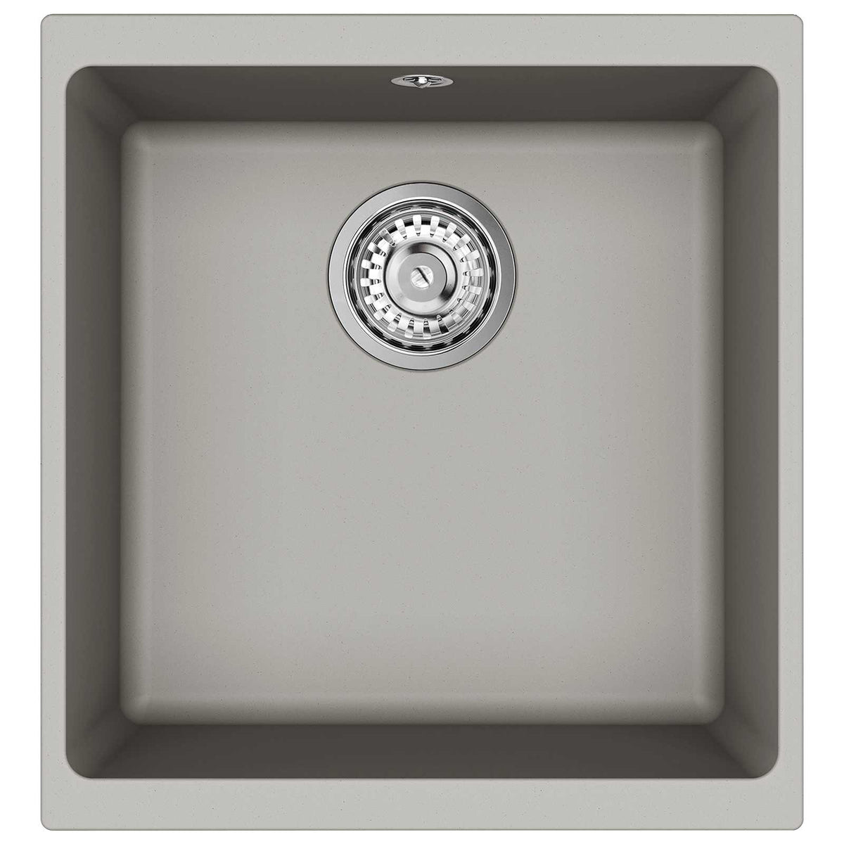 Vask 80% Kvarts og 20% Resin 430 x 460 mm Grå