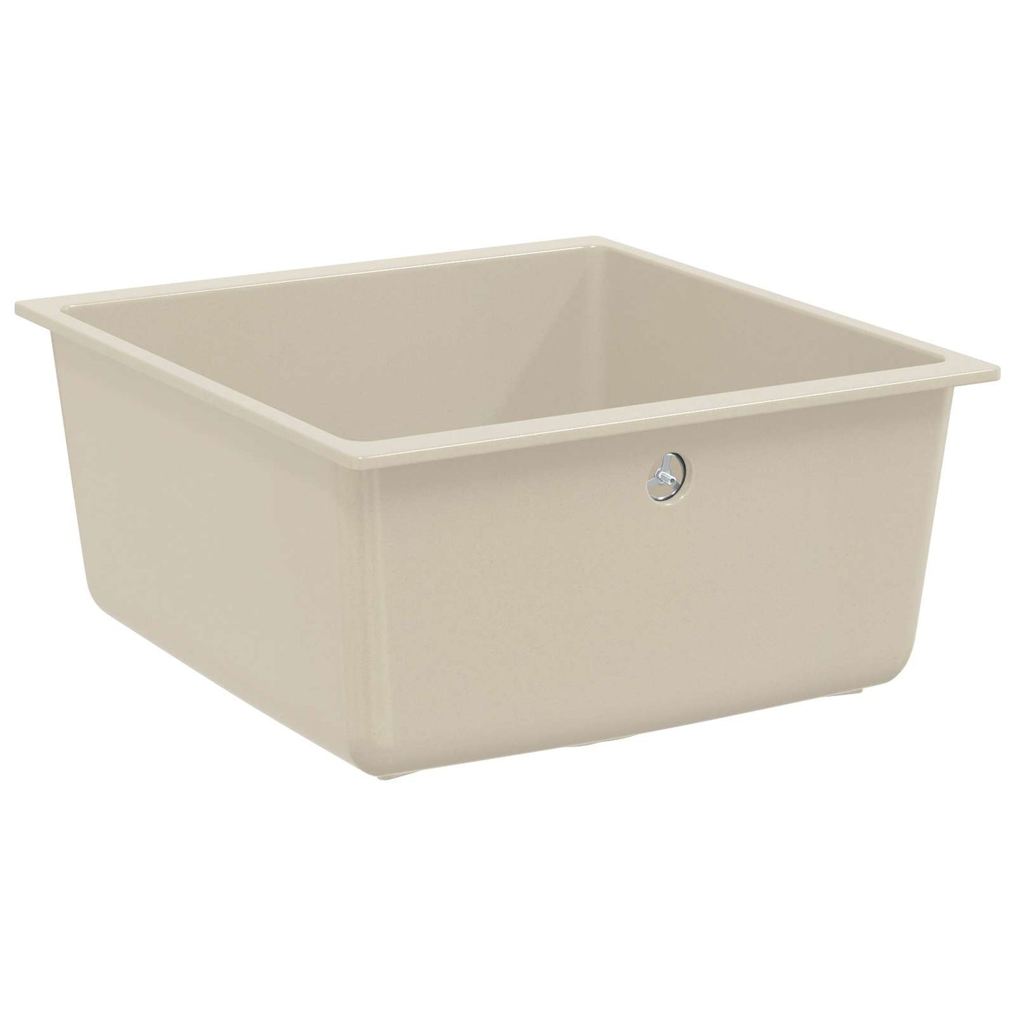 Vask 80% Kvarts og 20% Resin 430 x 460 mm Beige