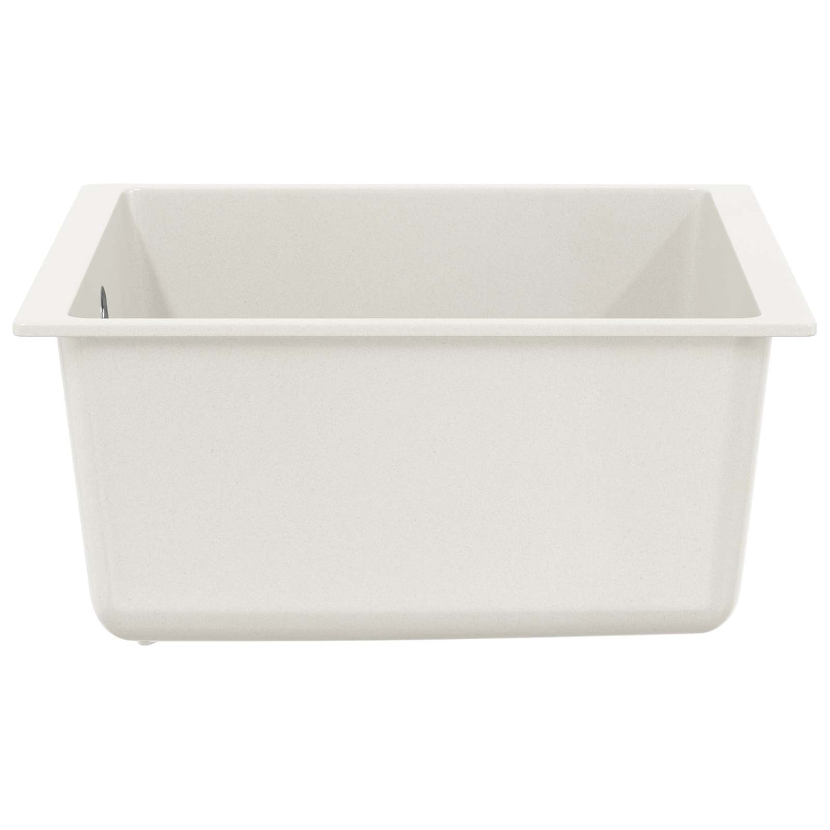 Vask 80% Kvarts og 20% Resin 430 x 460 mm Hvid