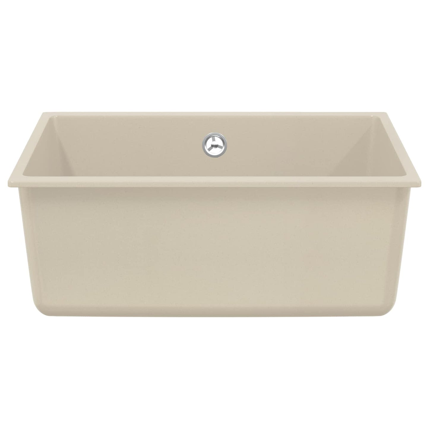 Vask 80% Kvarts og 20% Resin 530 x 460 mm Beige