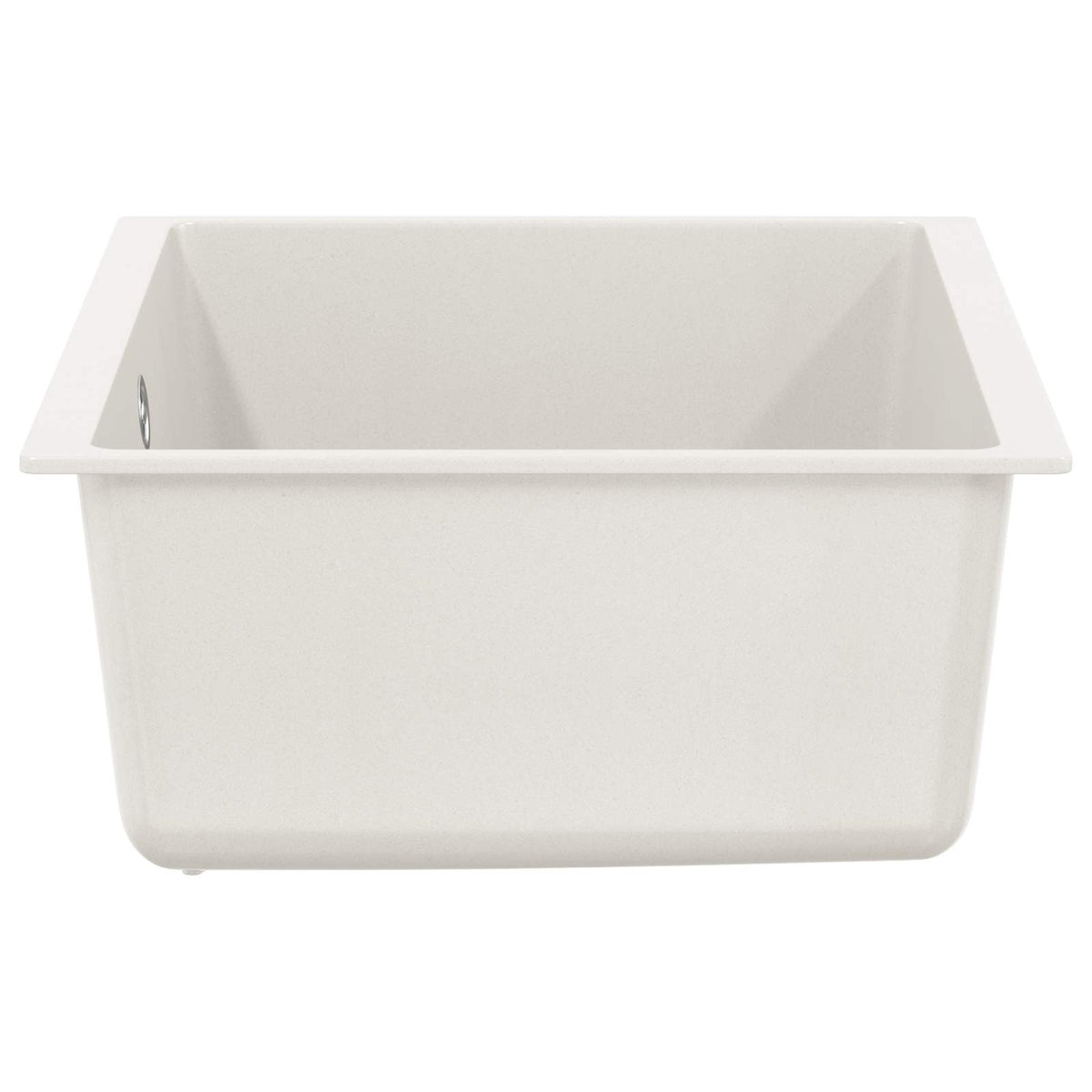 Vask 80% Kvarts og 20% Resin 530 x 460 mm Hvid