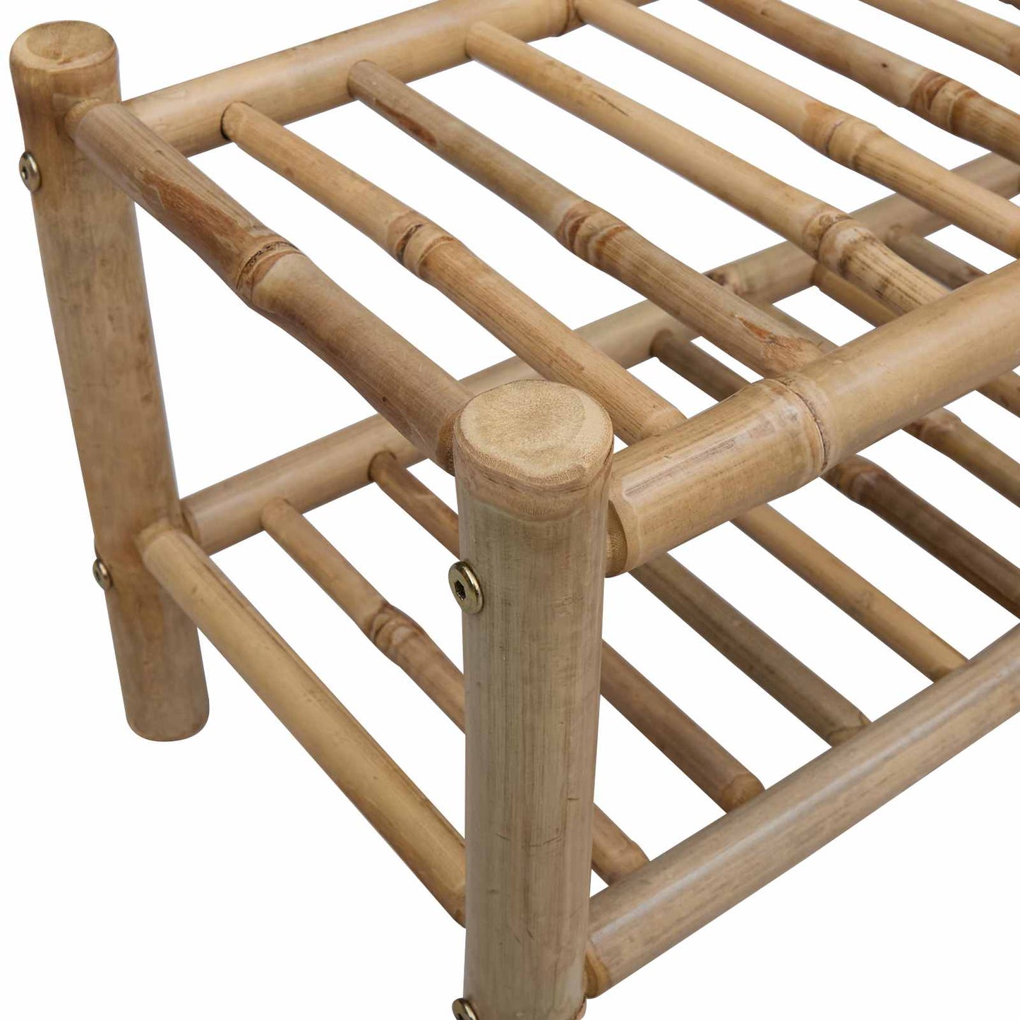 Skostativ 68 x 28 x 30 cm Bambus Naturfarvet