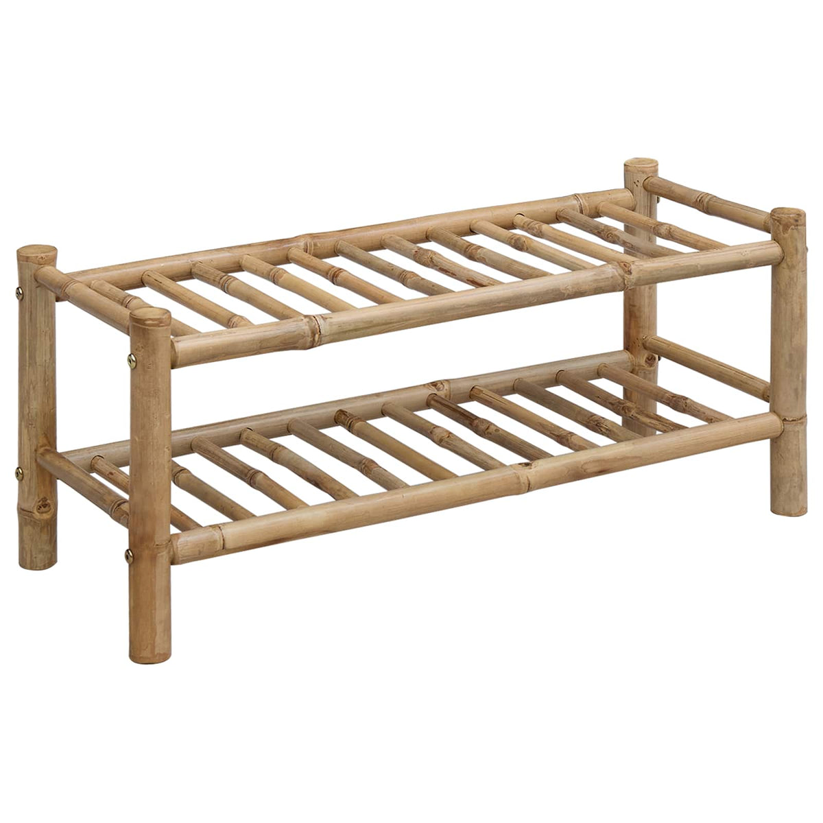 Skostativ 68 x 28 x 30 cm Bambus Naturfarvet