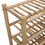 Skostativ 68 x 28 x 63 cm Bambus Naturfarvet