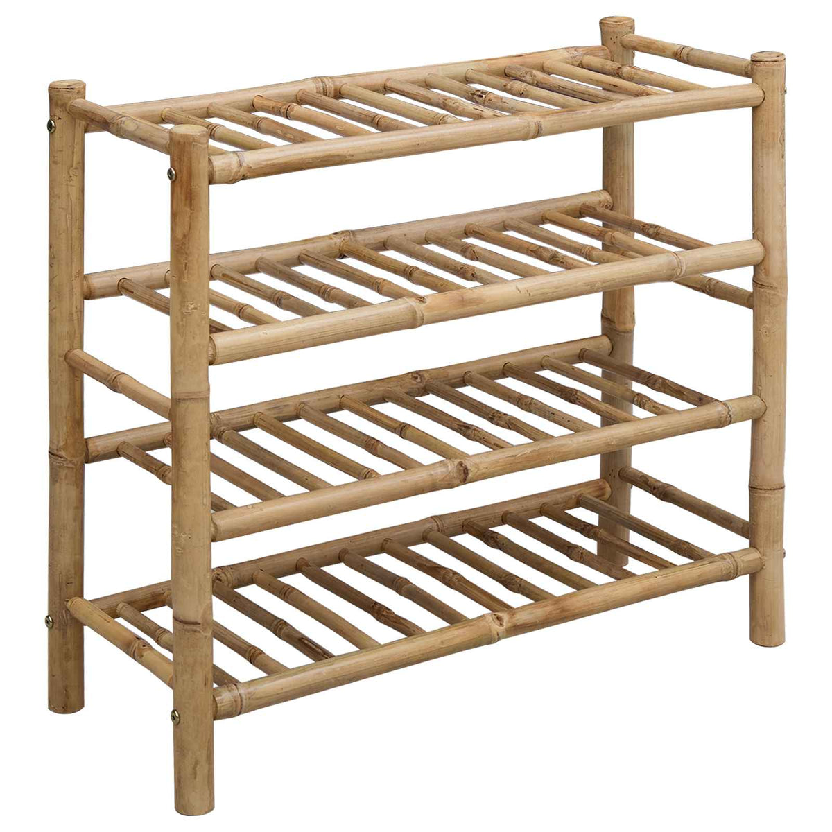 Skostativ 68 x 28 x 63 cm Bambus Naturfarvet