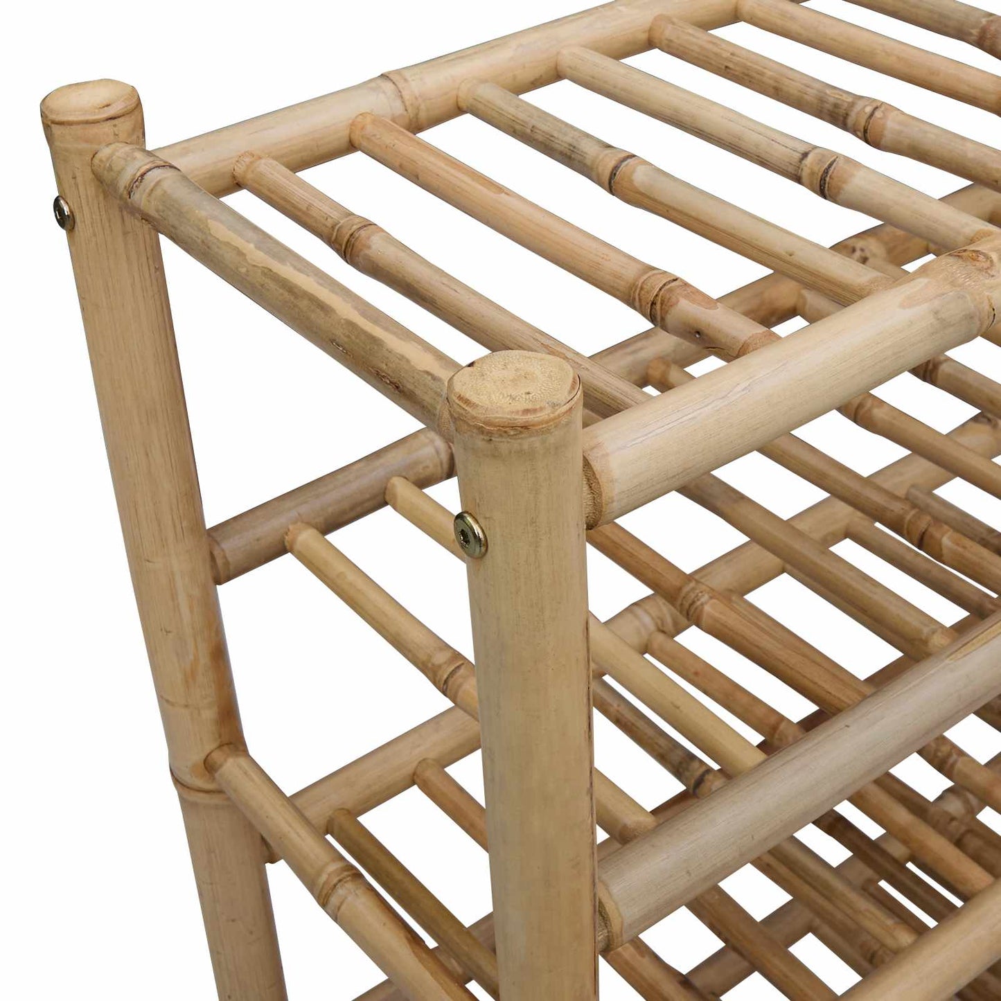 Skostativ 68 x 28 x 96 cm Bambus Naturfarvet