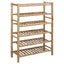 Skostativ 68 x 28 x 96 cm Bambus Naturfarvet