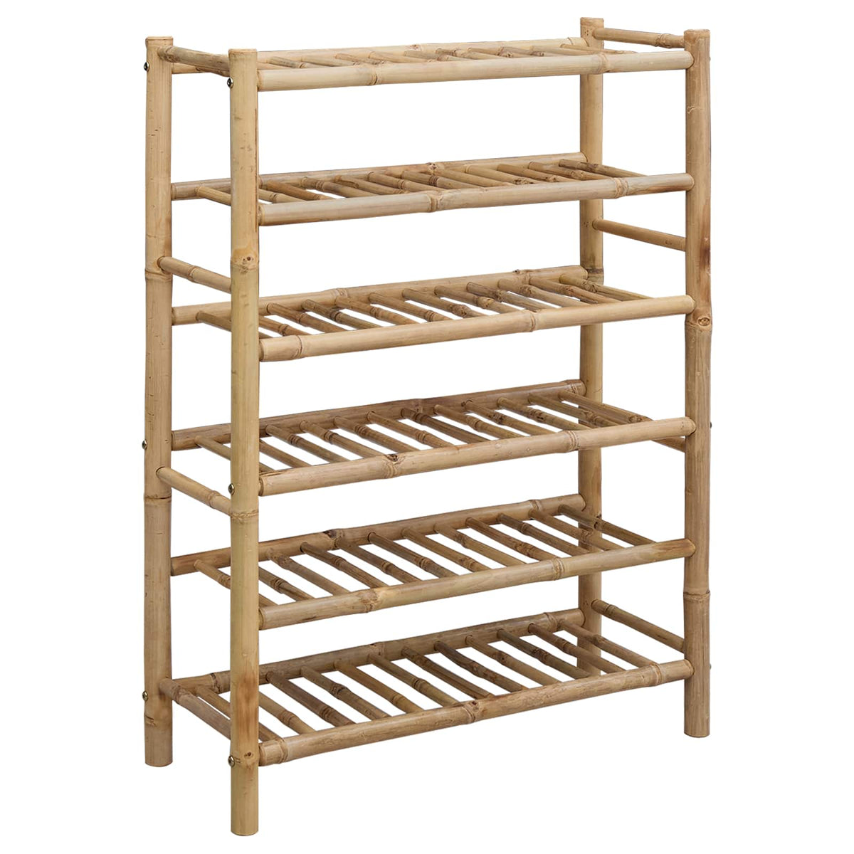Skostativ 68 x 28 x 96 cm Bambus Naturfarvet