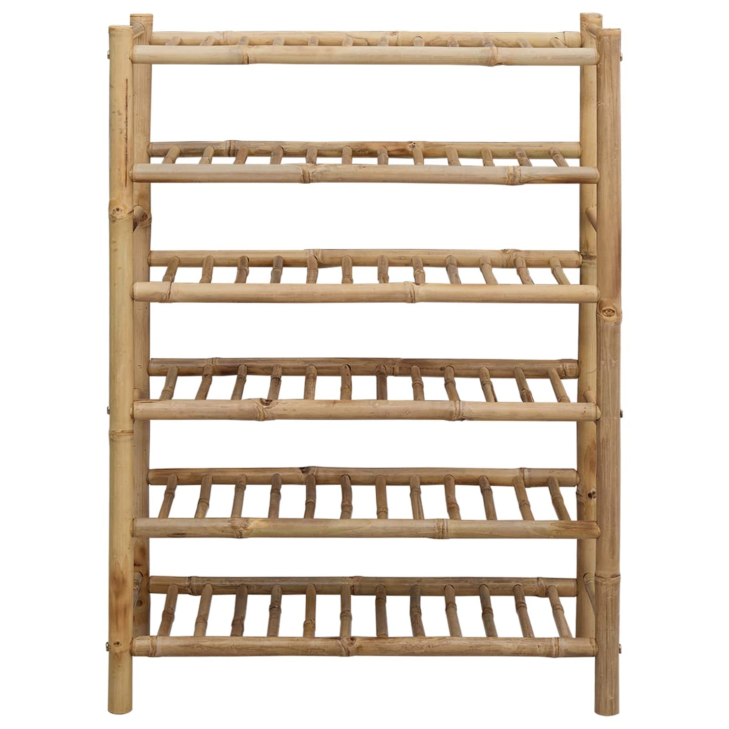 Skostativ 68 x 28 x 96 cm Bambus Naturfarvet