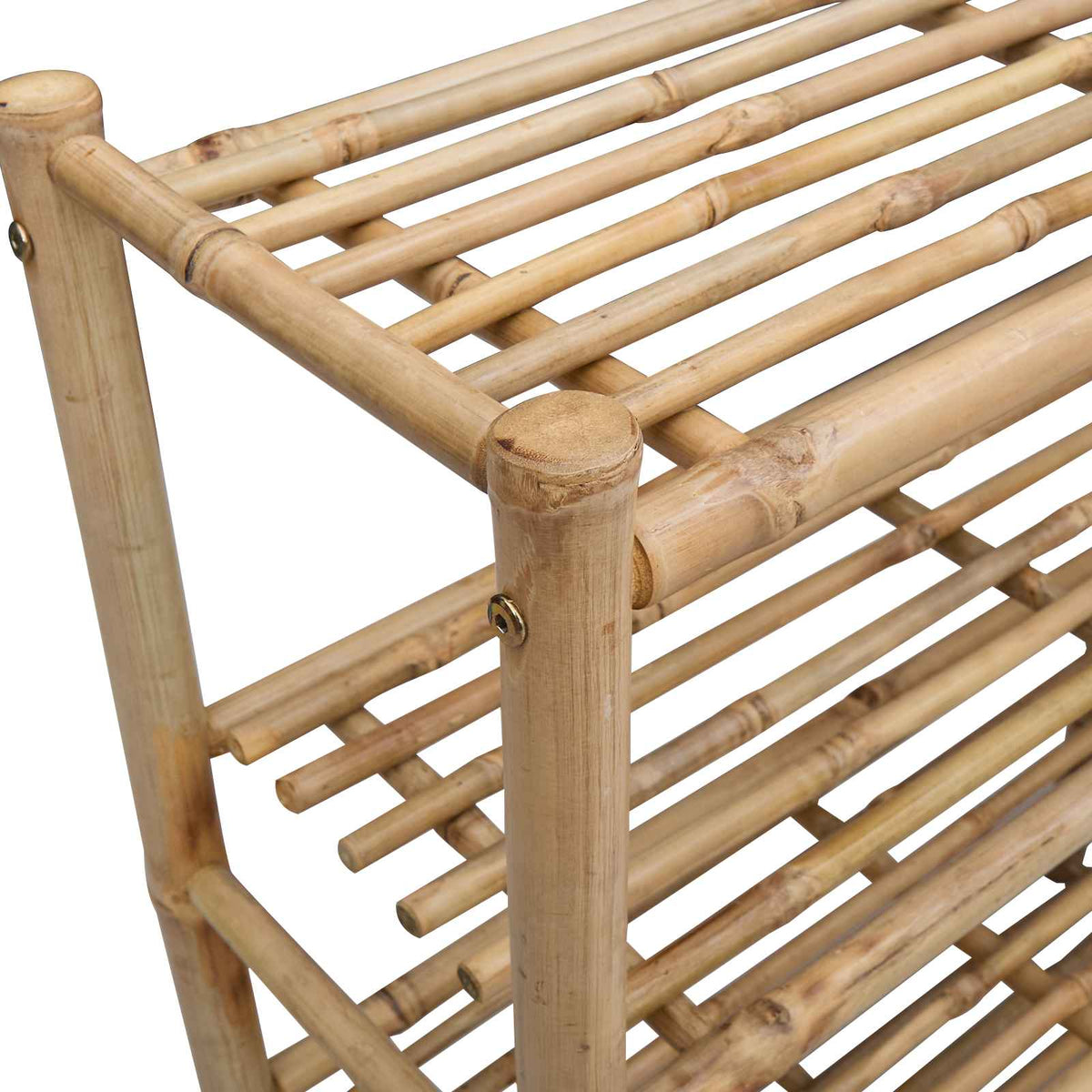 Skostativ 88 x 27 x 80 cm Bambus Naturfarvet