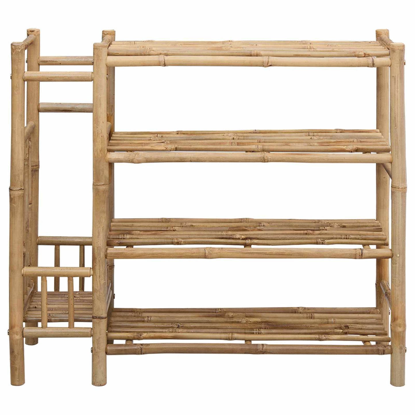 Skostativ 88 x 27 x 80 cm Bambus Naturfarvet