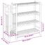 Skostativ 88 x 27 x 80 cm Bambus Naturfarvet