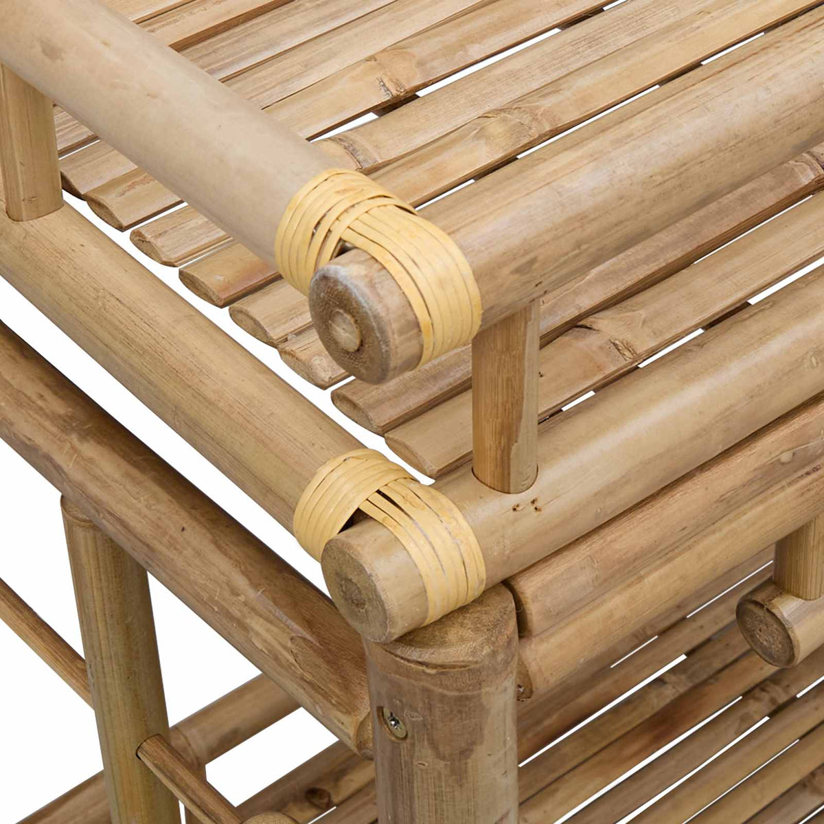 Vinvogn med hjul Naturfarvet 85 x 50 x 93 cm Bambus