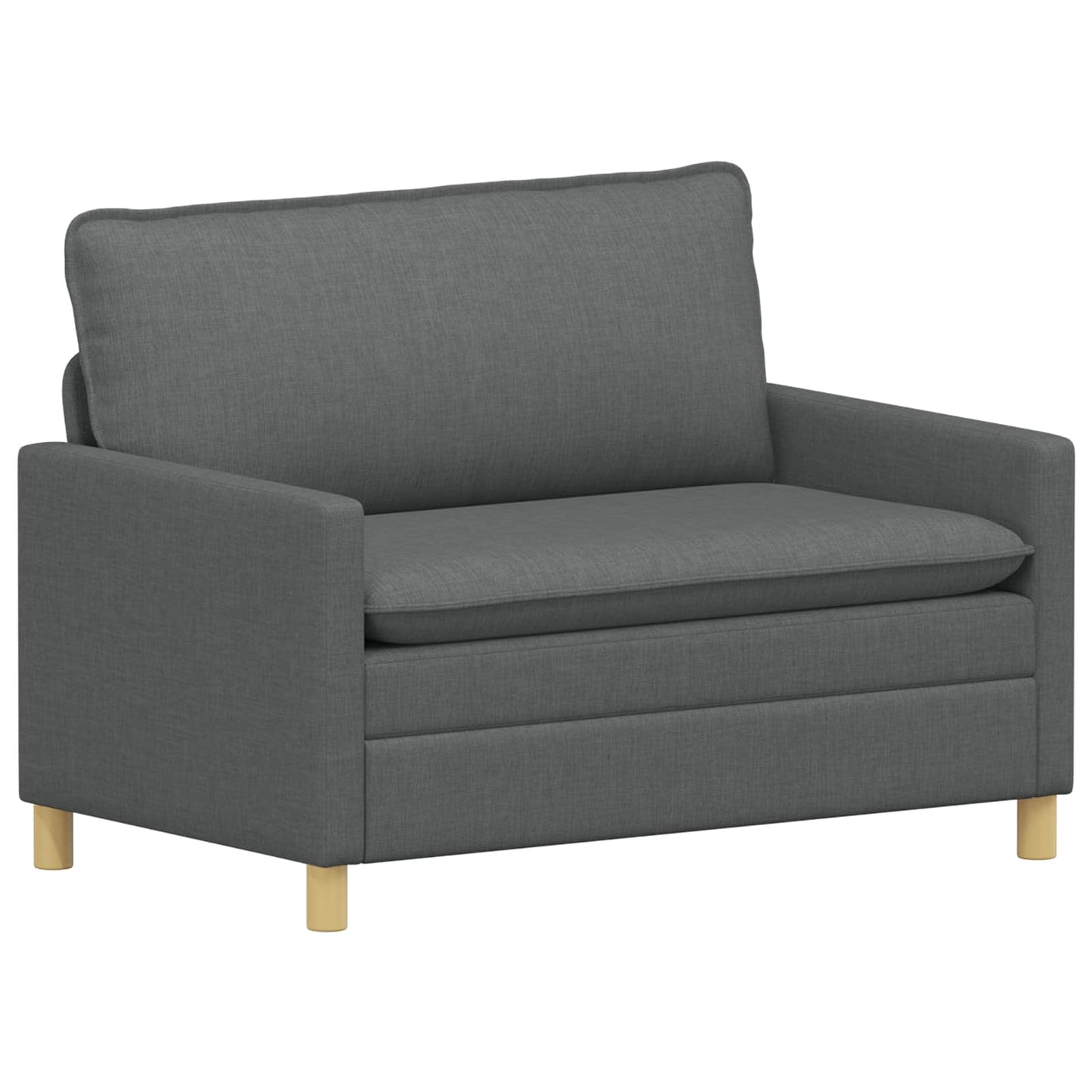 Sofa Sæt 2 stk. Mørkegrå Stof