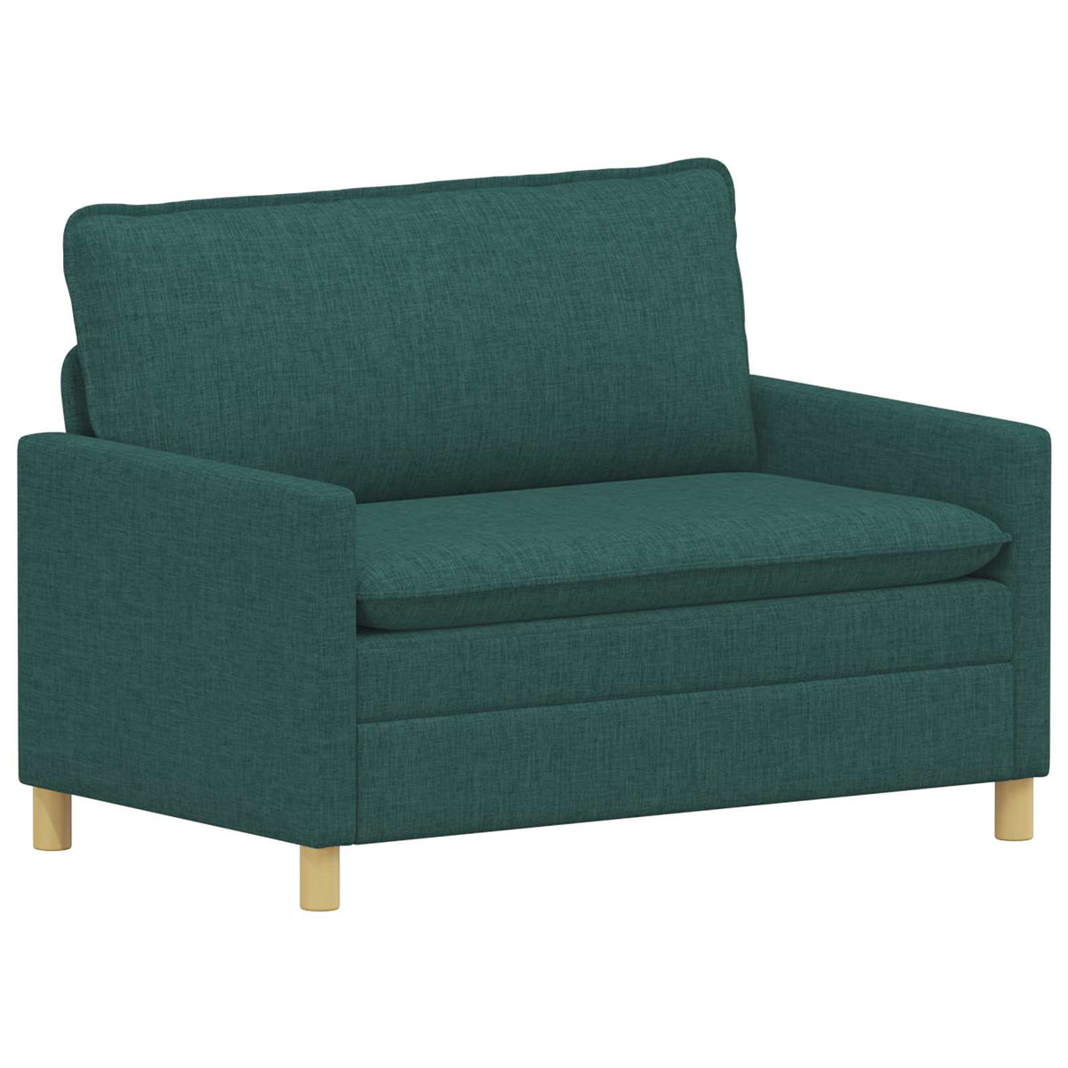 Sofa Sæt 2 stk. Mørkegrøn Stof
