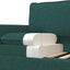 Sofa Sæt 2 stk. Mørkegrøn Stof