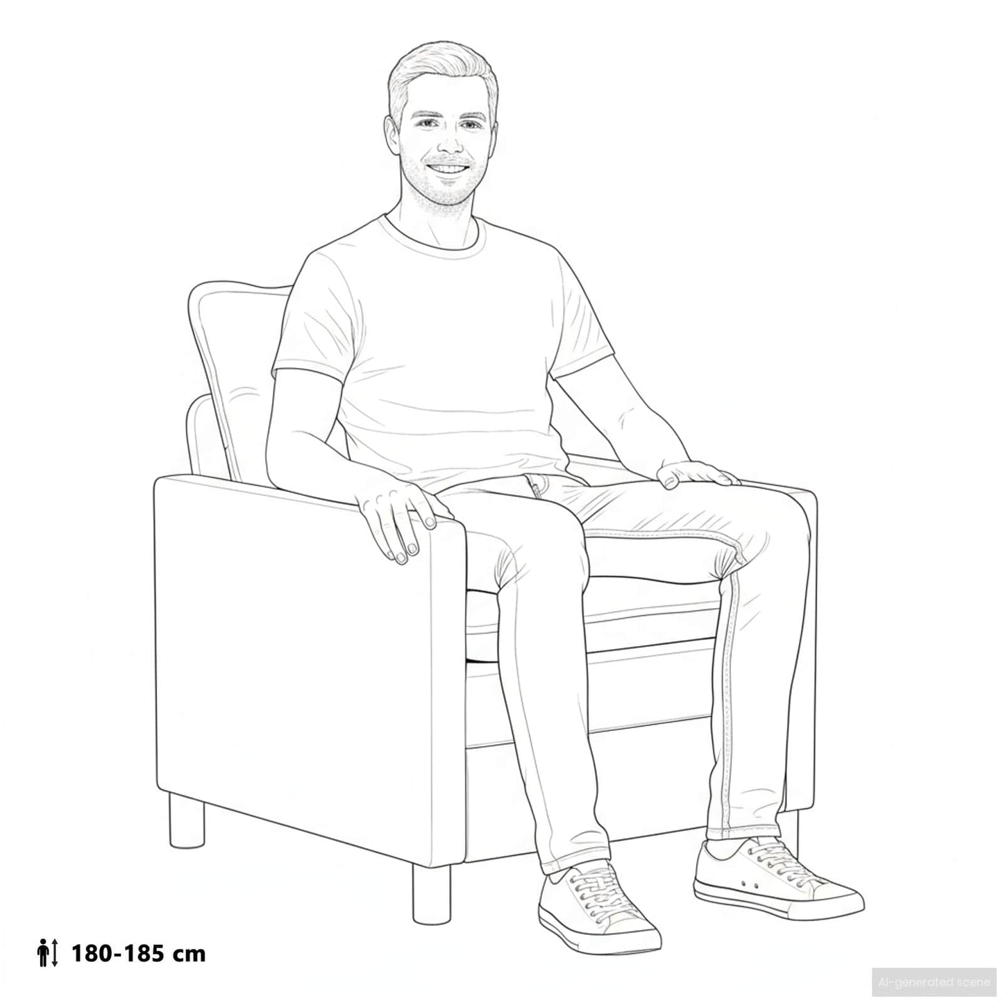 Sofa Sæt 2 stk. Cremefarvet Stof
