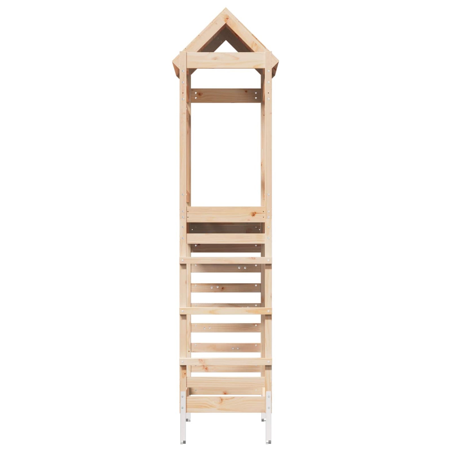 Legetårn Brun 52,5 x 85 x 238 cm Massiv fyrretræ