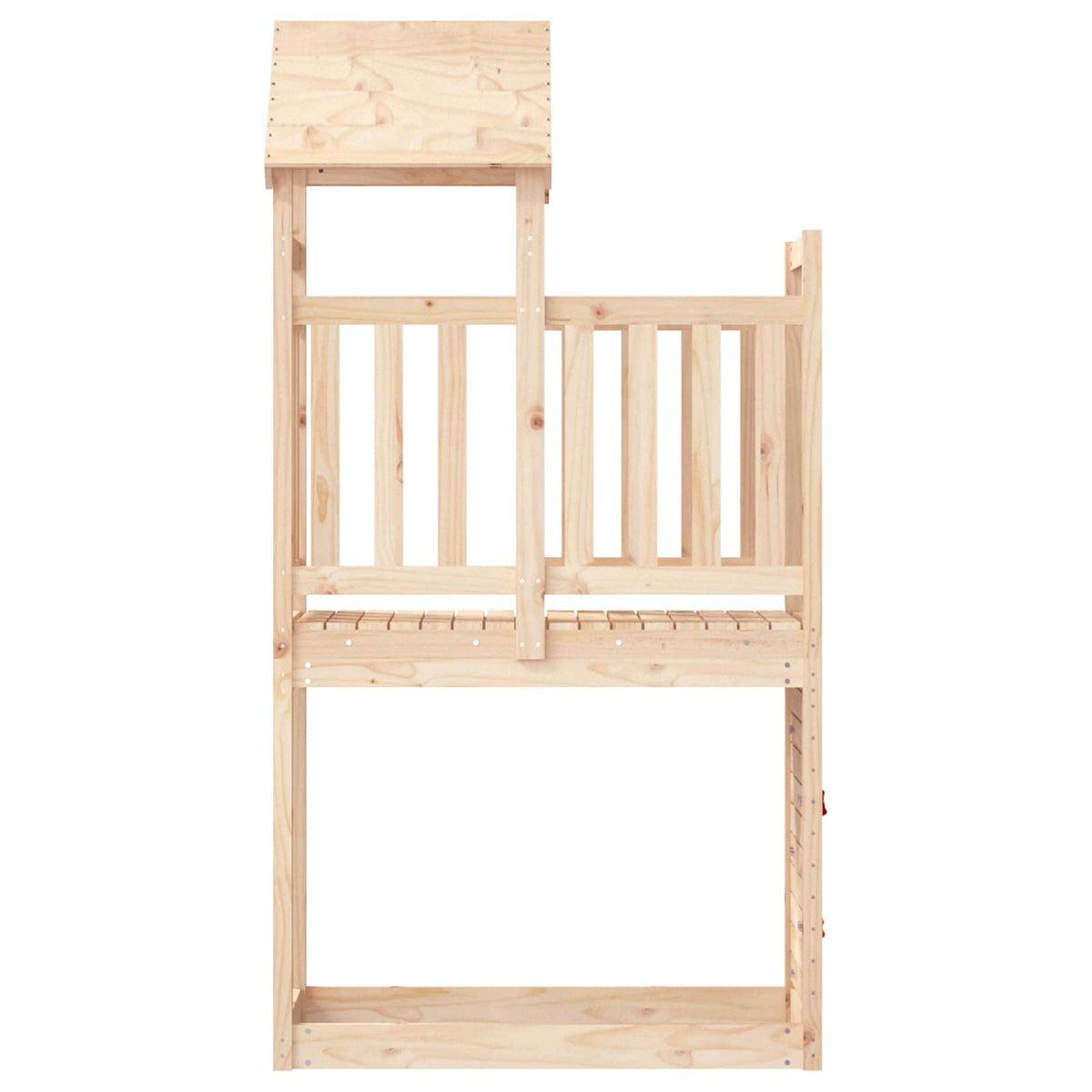 Legetårn Brun 53 x 110,5 x 214 cm Massiv fyrretræ