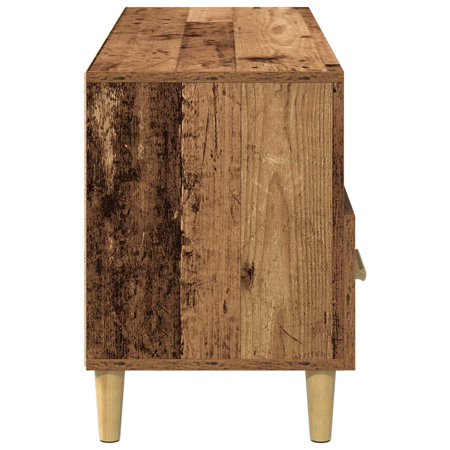 TV-skab 102 x 36 x 50 cm Gammelt træ Konstrueret træ