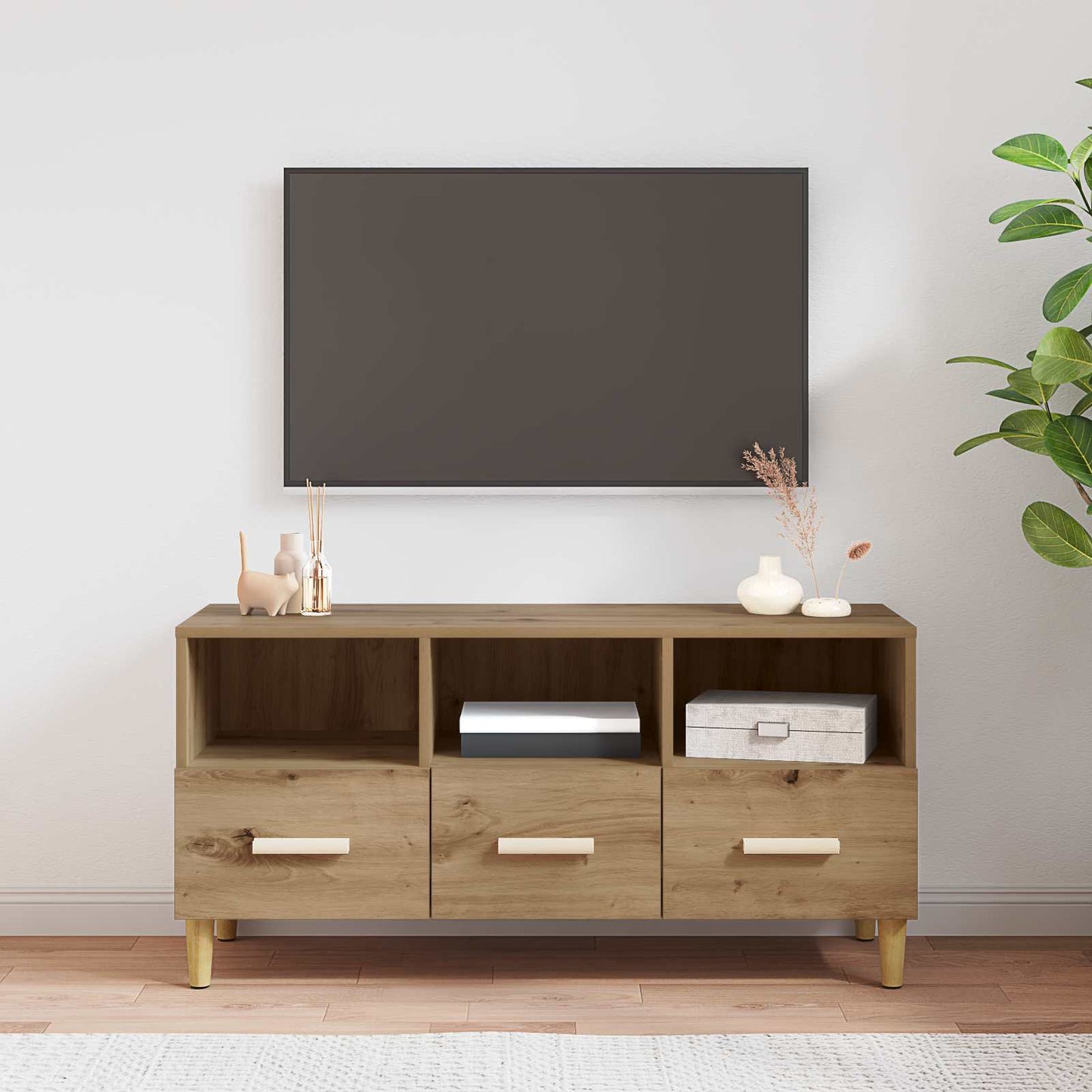 TV-skab 102 x 36 x 50 cm Artisan eg Konstrueret træ