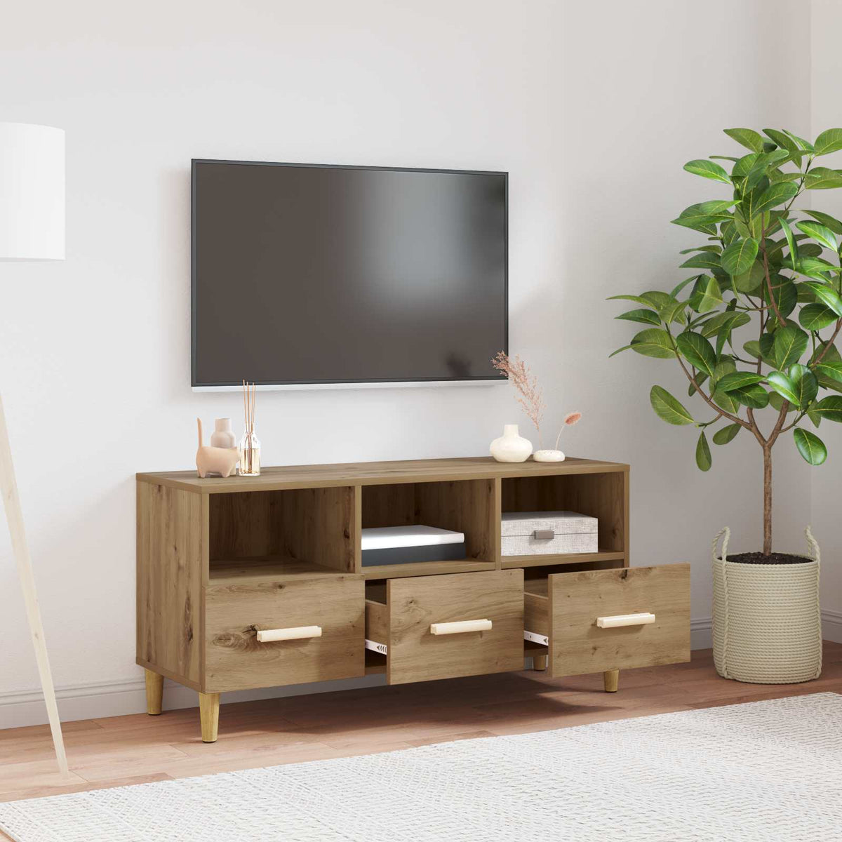 TV-skab 102 x 36 x 50 cm Artisan eg Konstrueret træ