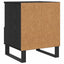 Sengeskab Sort eg 40 x 35 x 50 cm Konstrueret træ