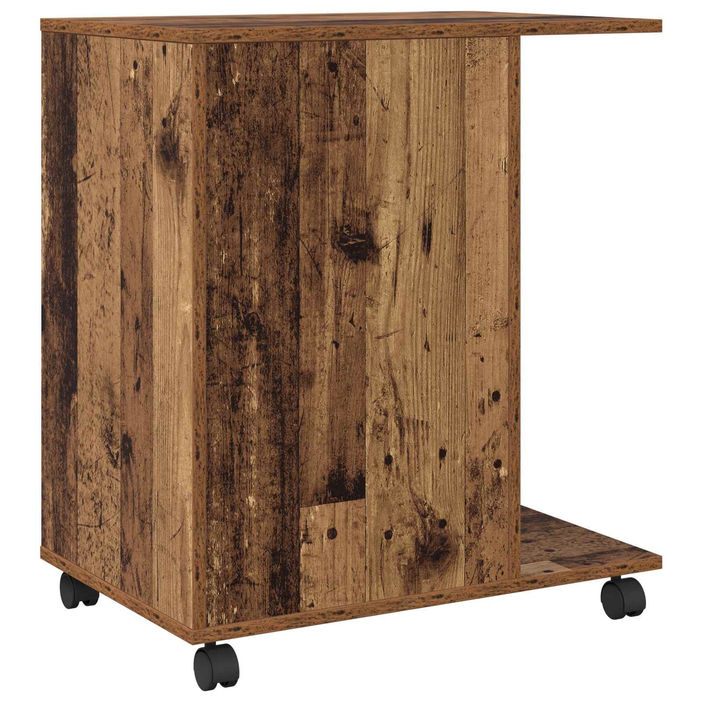 Printerstand Gammelt træ 60 x 40 x 68,5 cm Konstrueret træ