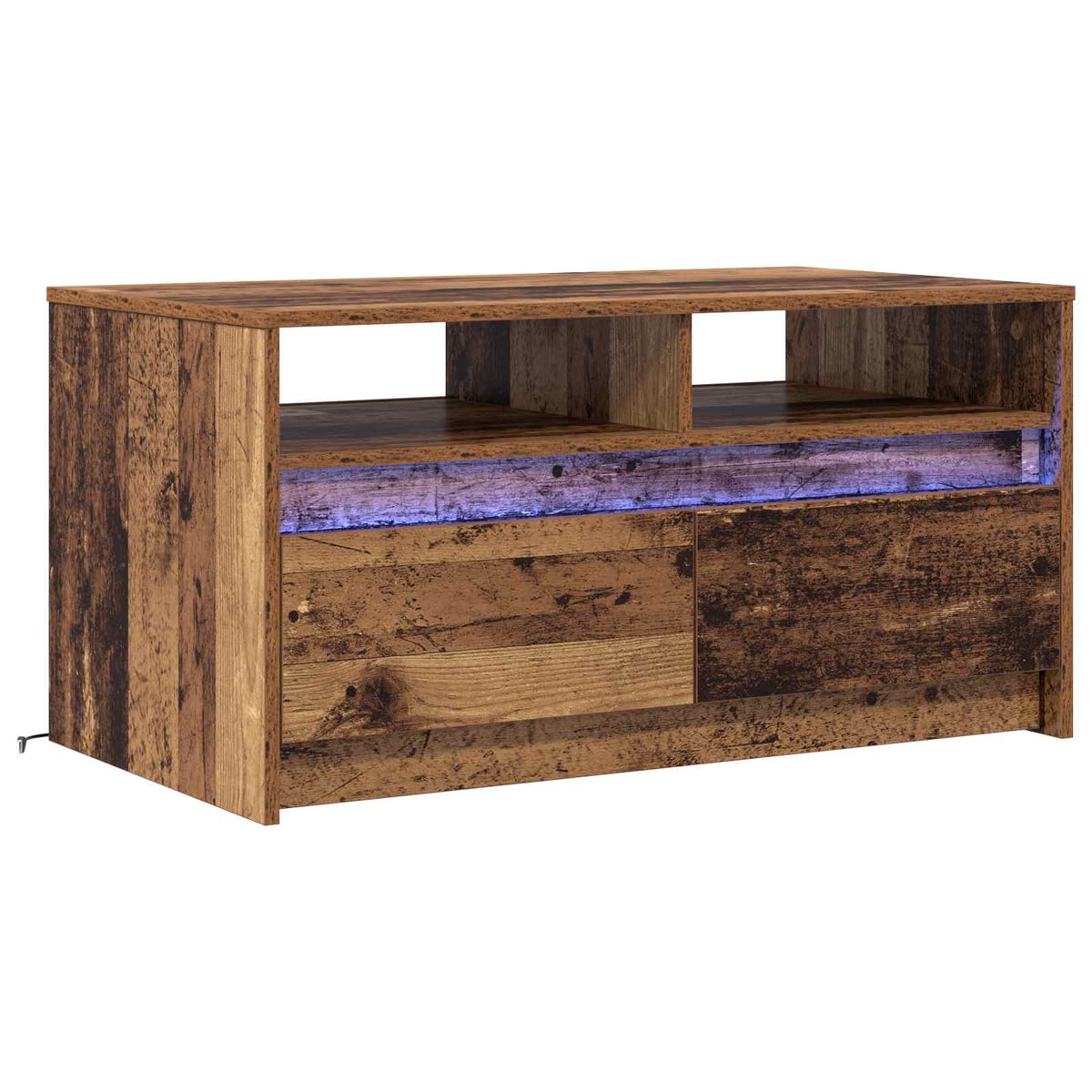 Sofabord Gammelt træ 90 x 50 x 45 cm Konstrueret træ