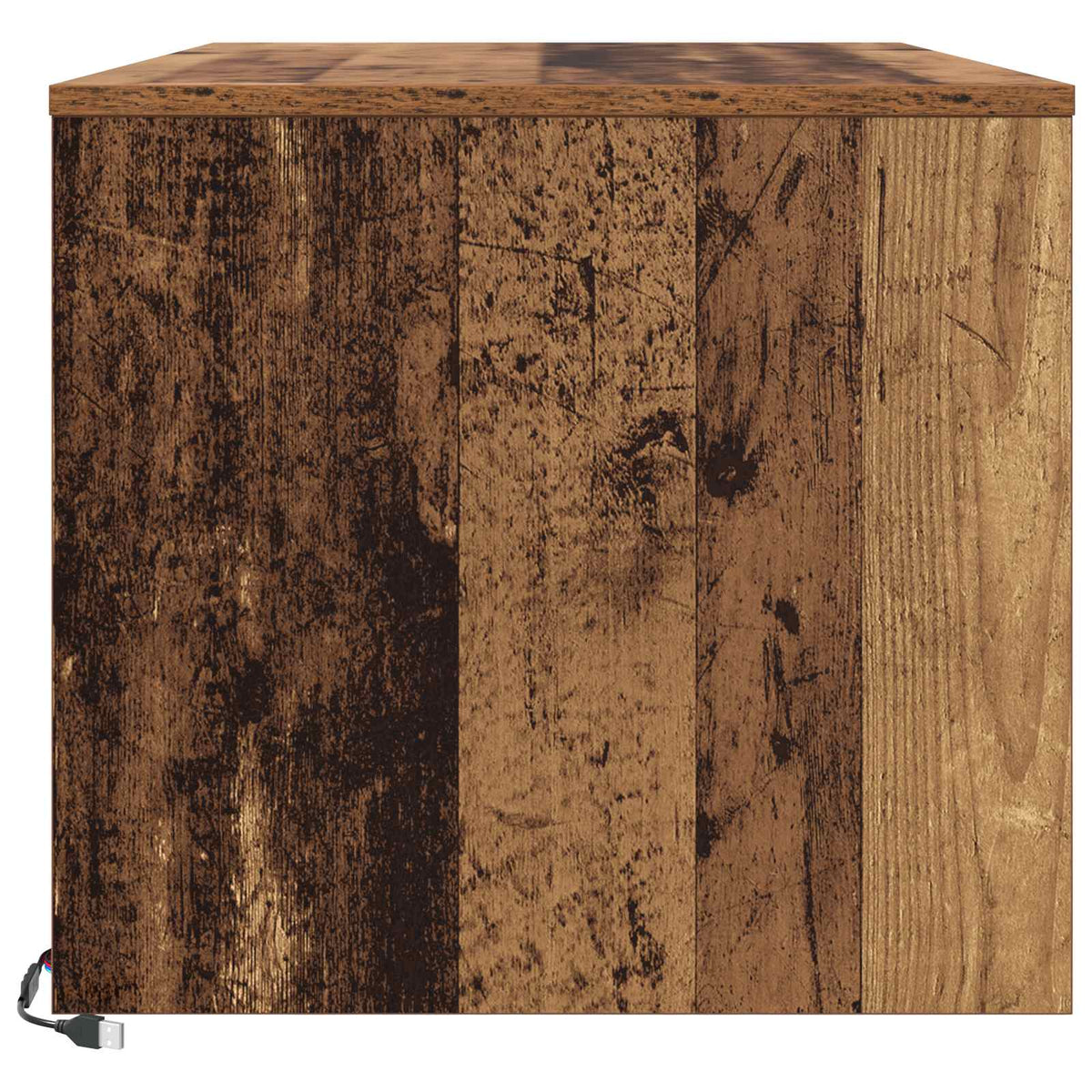 Sofabord Gammelt træ 90 x 50 x 45 cm Konstrueret træ