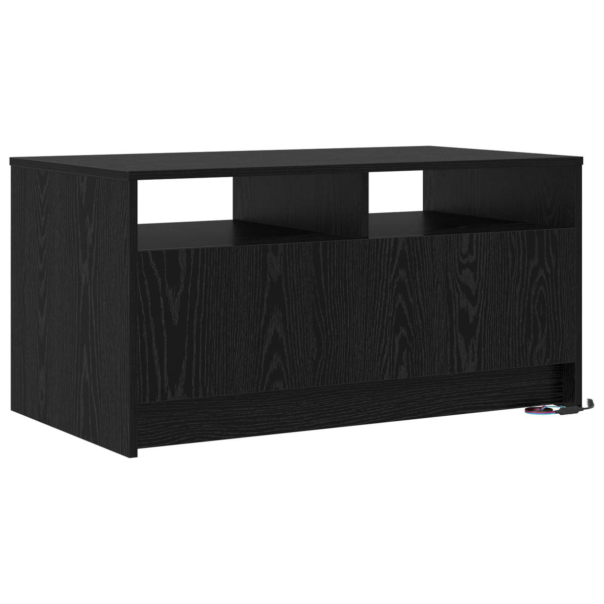 Sofabord Sort eg 90 x 50 x 45 cm Konstrueret træ