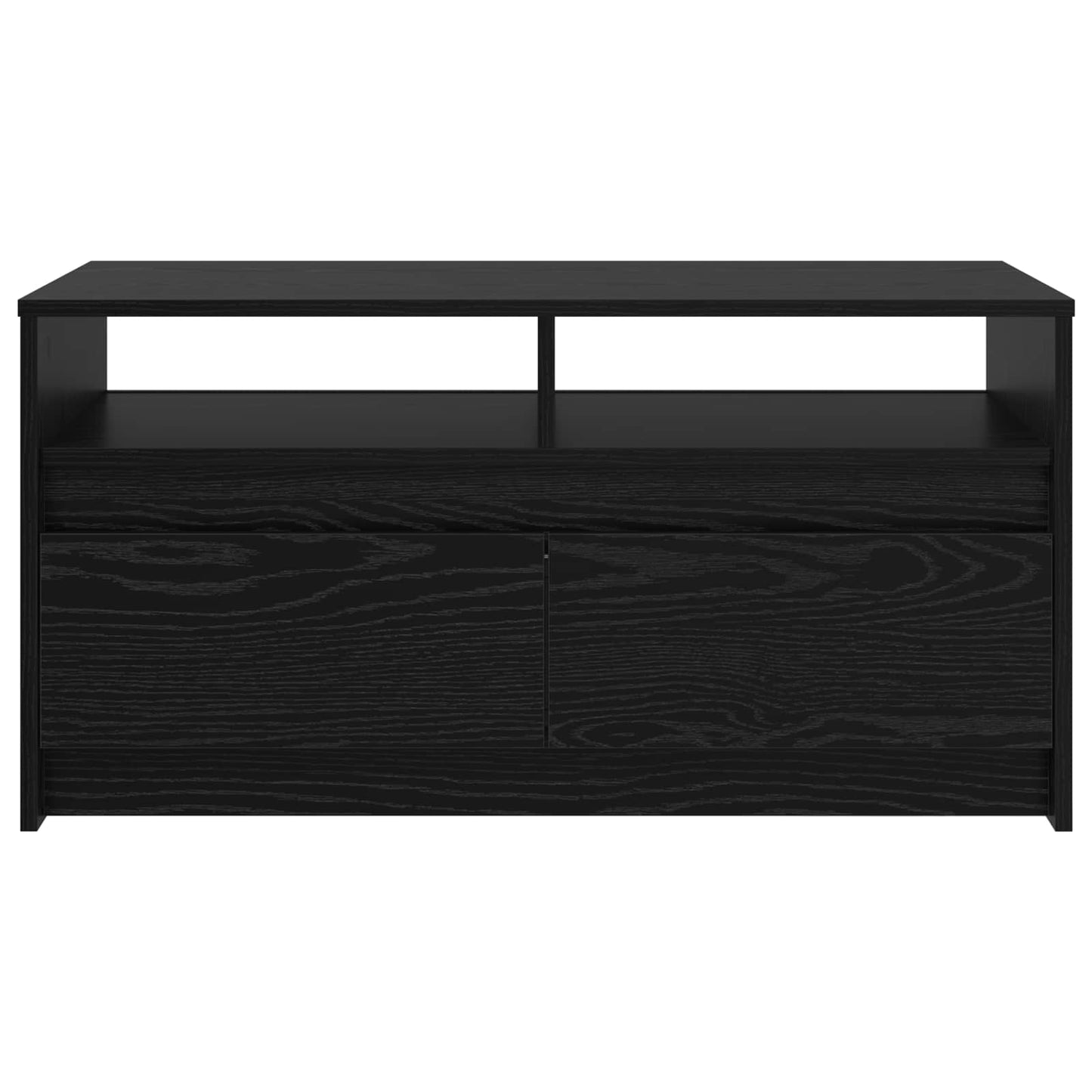 Sofabord Sort eg 90 x 50 x 45 cm Konstrueret træ