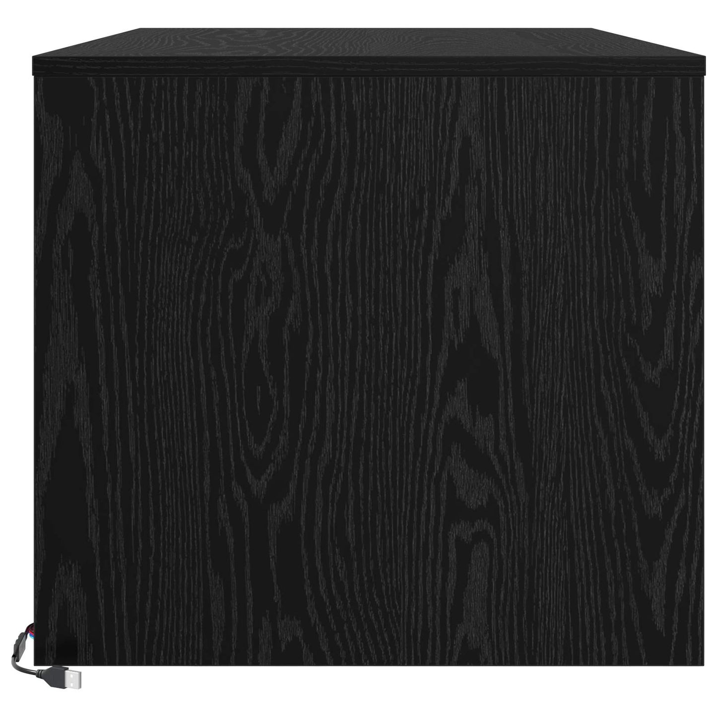 Sofabord Sort eg 90 x 50 x 45 cm Konstrueret træ