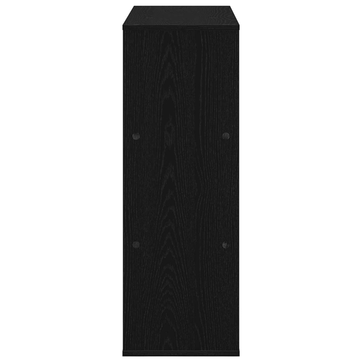 Boghylde 4 niveauer 100 x 33 x 94,5 cm Konstrueret træ Sort eg