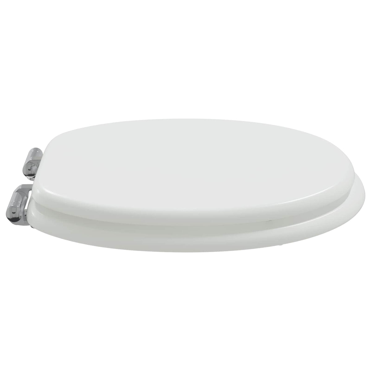 Blødt lukket toiletbræt Hvid 44 x 38 cm MDF plade