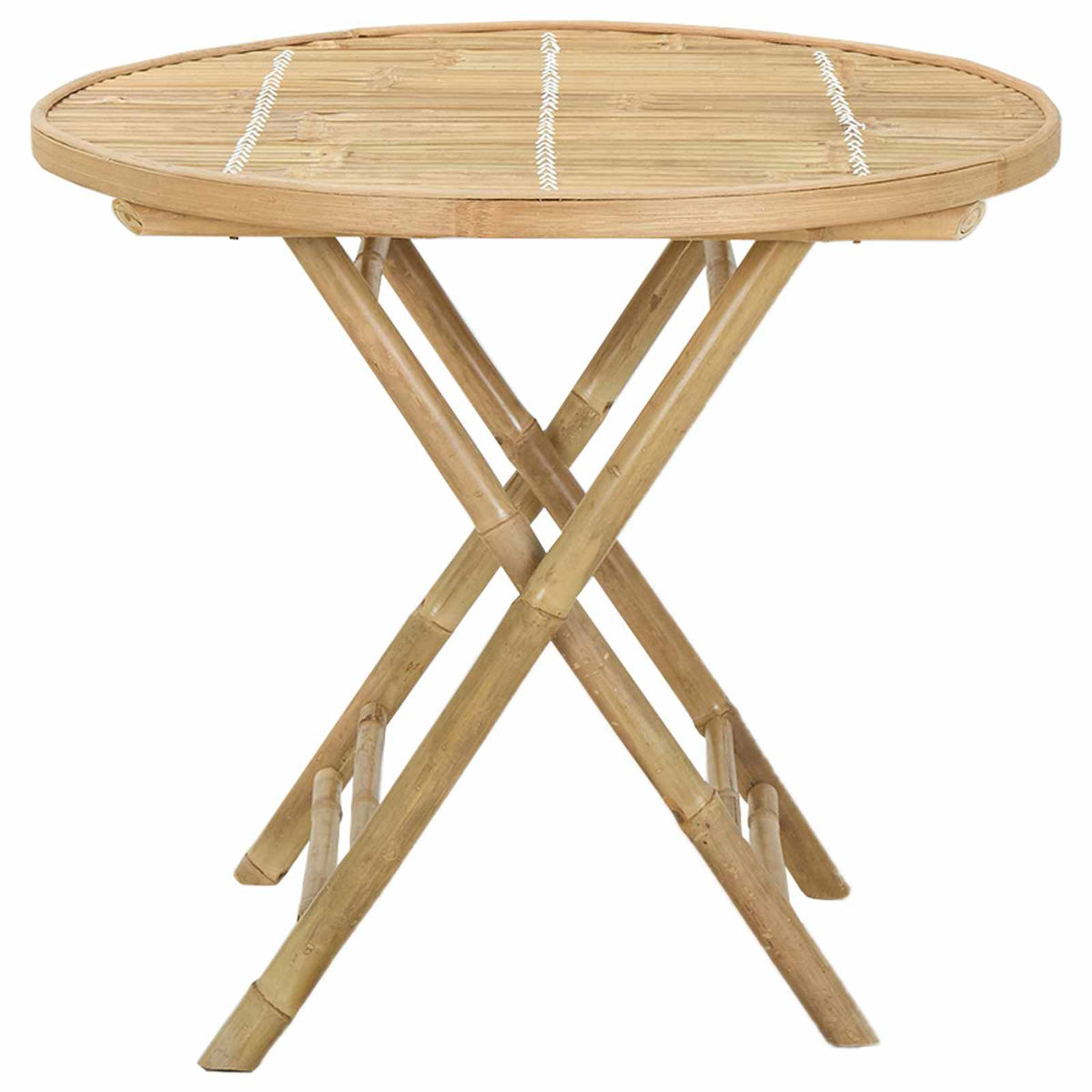 Havemøbel Bord Naturfarvet 80 x 70 cm Bambus