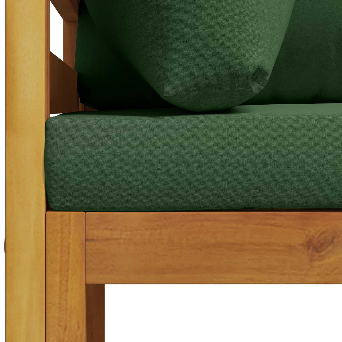 Sofa Sæt 3 stk. Naturfarvet Massivt Akacietræ