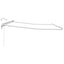 Elektrisk Markisedugramme med LED Hvid 4 × 3,5 m Aluminium