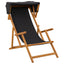Havestol 3 position Massiv Eucalyptus Træ Sort