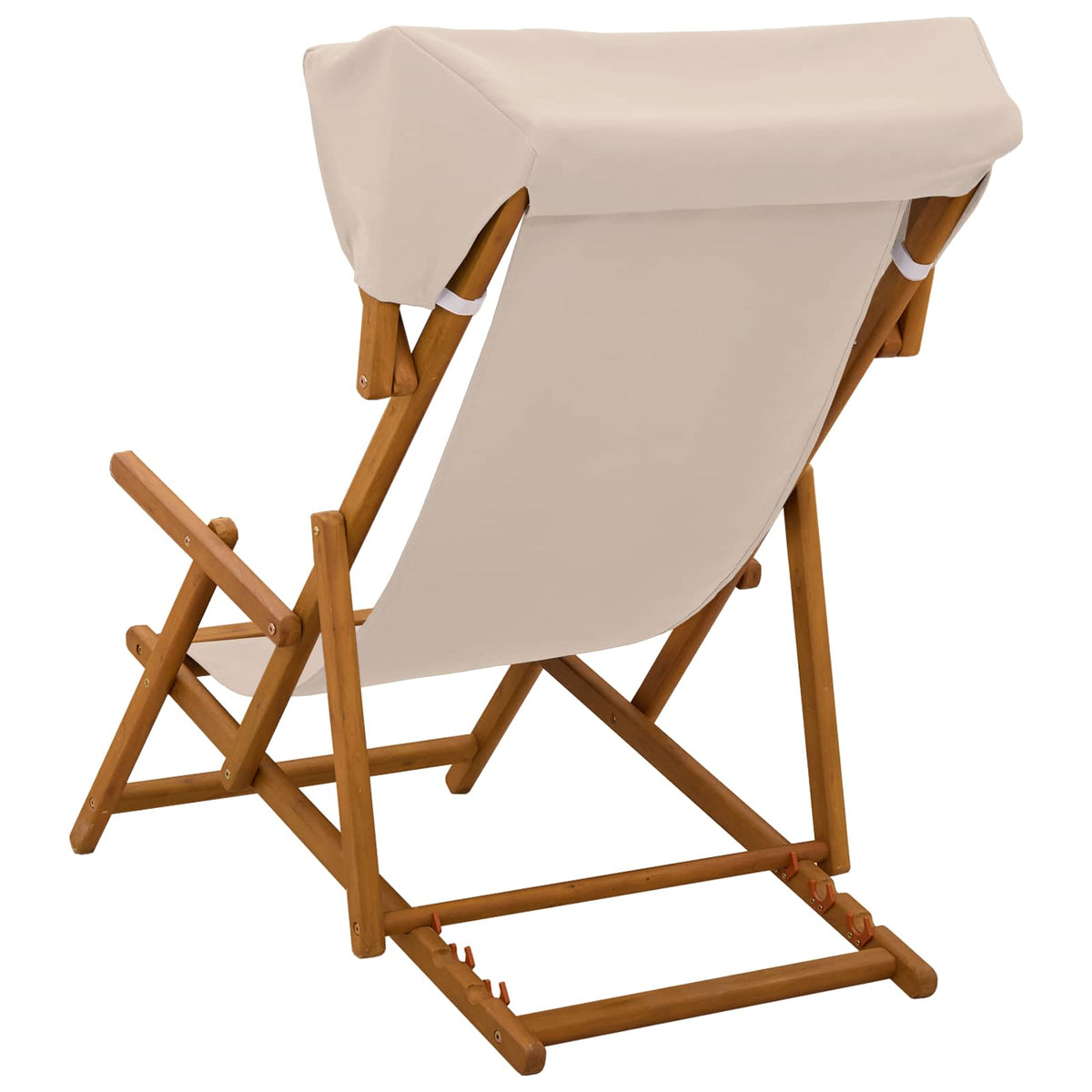 Havestol 3 position Massiv Eucalyptus Træ Beige