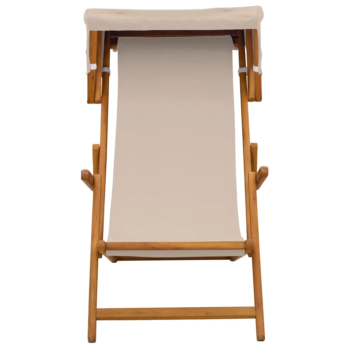 Havestol 3 position Massiv Eucalyptus Træ Beige